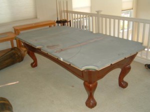 Proper pool table moving process in Detroit Michigan